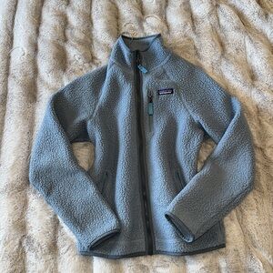 Women's Patagonia fleece zip up sweatshirt